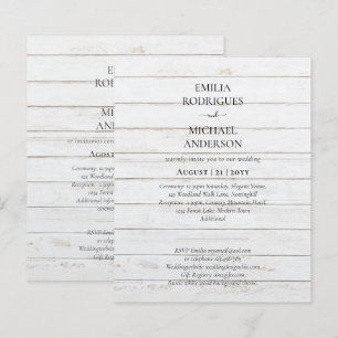 Nuestra Boda Modern Typography MANY COLORS INVITE