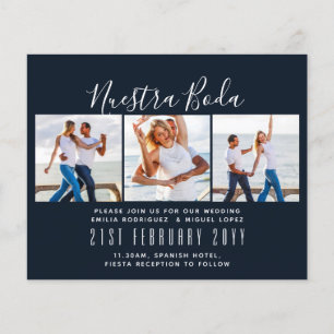 Nuestra Boda Photo Collage Wedding INVITE Flyer