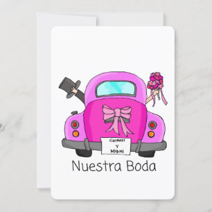 Nuestra Boda - Spanish  wedding invitation