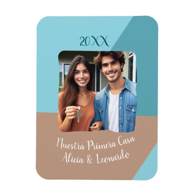 Nuestra Primera Casa Nuevo Hogar Magnet (Vertical)