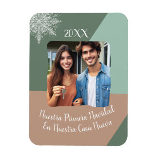 Nuestra Primera Navidad En Nuestra Casa Nueva Magnet