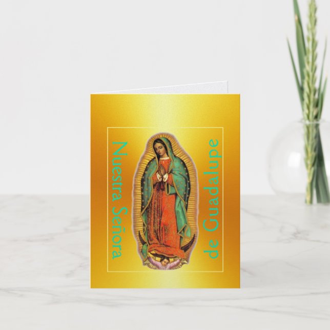 Nuestra Señora de Guadalupe Card (Front)