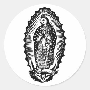 Nuestra Señora de Guadalupe Classic Round Sticker