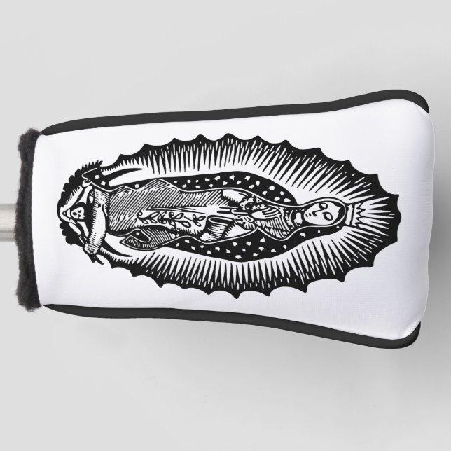 Nuestra Señora de Guadalupe Golf Head Cover (Front)
