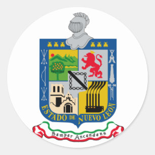 Nuevo Leon, Mexico Classic Round Sticker