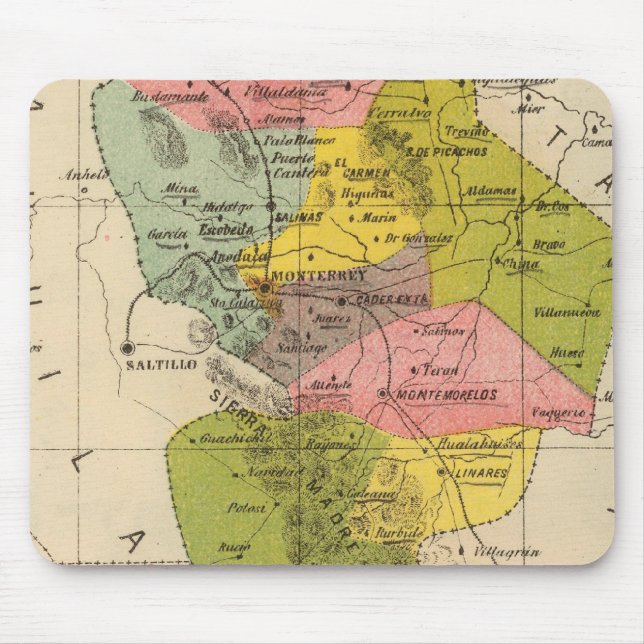 Nuevo Leon, Mexico Mouse Pad (Front)