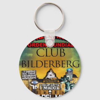 NUEVO ORDEN MUNDIAL ILLUMINATI BILDERGERG KEYCHAIN