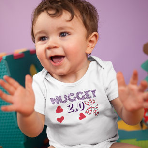 Nugget 2.0 Balloon Dog & Hearts Baby Bodysuit