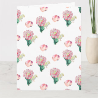 Nugget Baby Easter Chick and Tulip Card