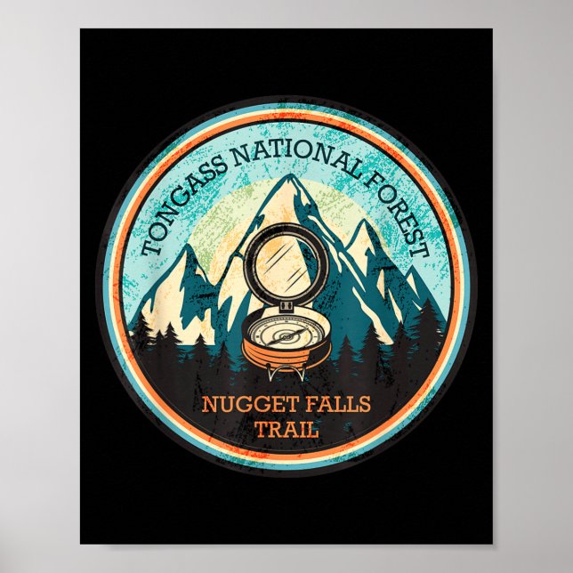Nugget falls trail in alaska  poster (Front)