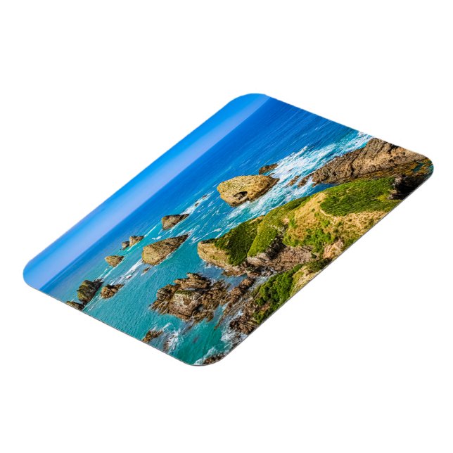 Nugget Point islets, New Zealand Magnet (Left Side)