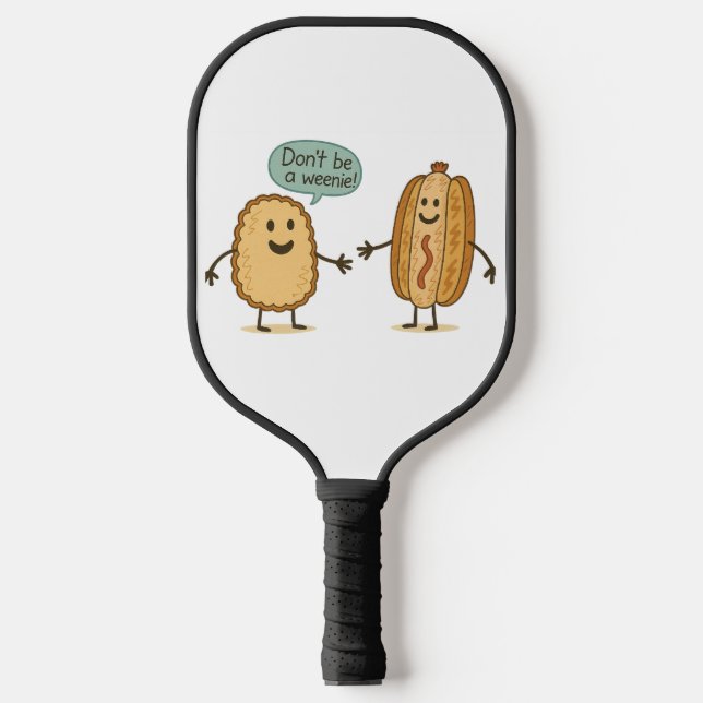 Nugget & Weenie Pickleball Paddle (Front)