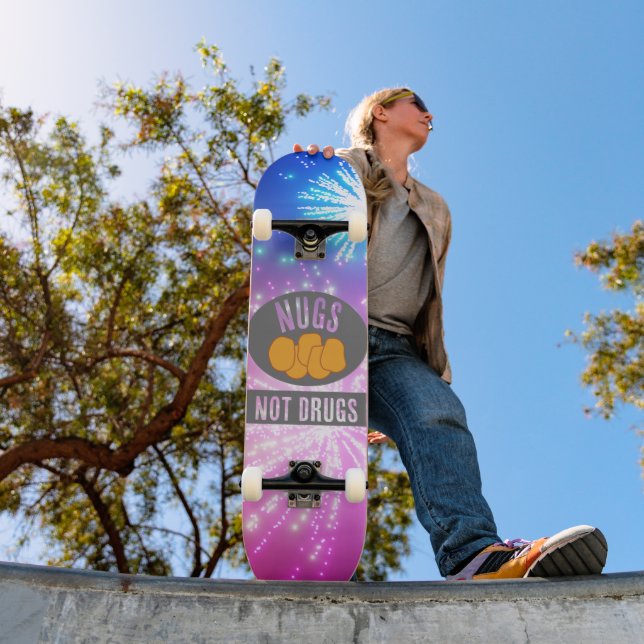 Nugs Not Drugs Skateboard (Outdoor 1)