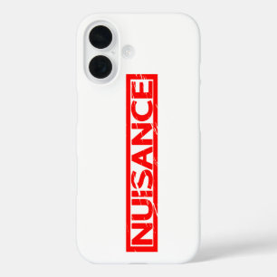 Nuisance Stamp iPhone 16 Case
