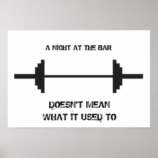 Nuit au Bar Motivational Poster
