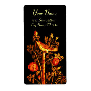 NUIT AVEC ROSES, Rouge Jaune Noir