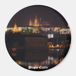 Nuit Château de Prague Magnet