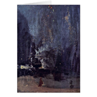 Nuit dans le noir et or par James Mcneill Whistler