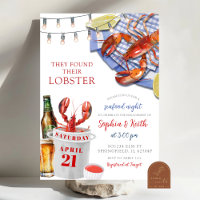 Nuit de fruits de mer Invitation de la fête
