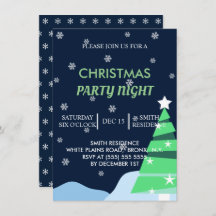 Nuit de Noël Invitation