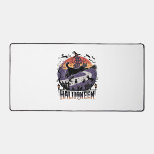 Nuit éffrayante d'Halloween en Chat Noir - Vintage
