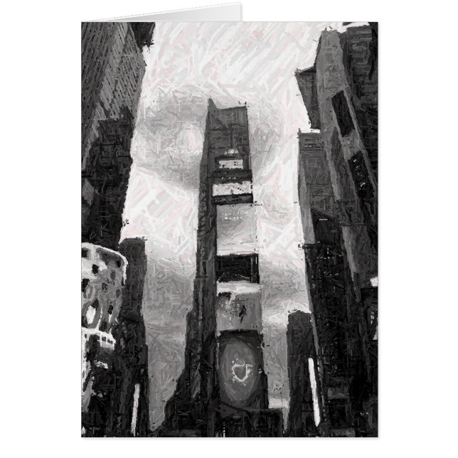 Nuit en ville, carte (Devant)