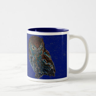 Nuit étoilée de tasse de hibou