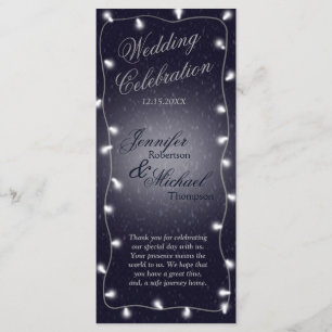 Nuit étoilée du programme   de mariage