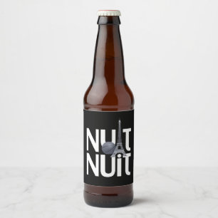 Nuit Nuit Basketball Night French Word Paris Tower Beer Bottle Label