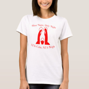 Nuit silencieuse, T-shirt saint de nativité de