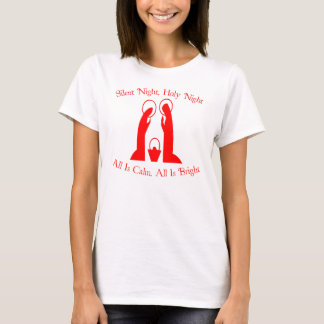Nuit silencieuse, T-shirt saint de nativité de