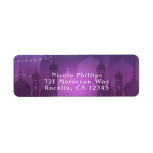 Nuits arabes Clair de lune morocain violet