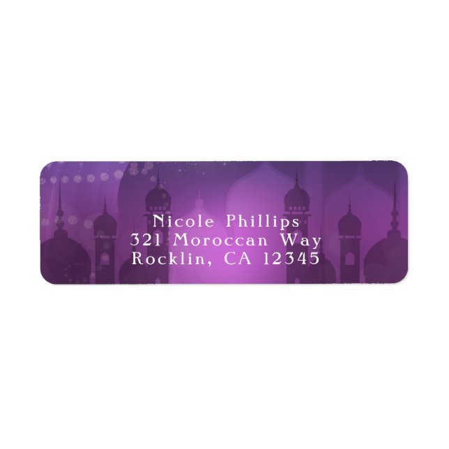 Nuits Arabes Maroc Violet Clair de Lune (Devant)