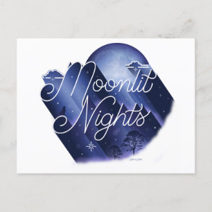 Nuits Lune / Carte postale