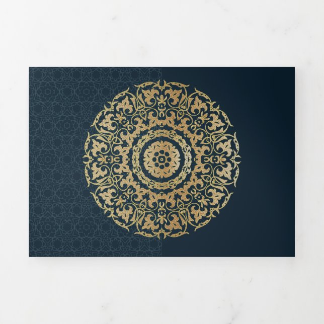 Nuits orientales - Carte de vœux (Page de couverture)