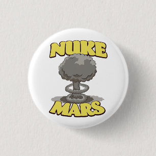 Nuke Mars 1 Inch Round Button