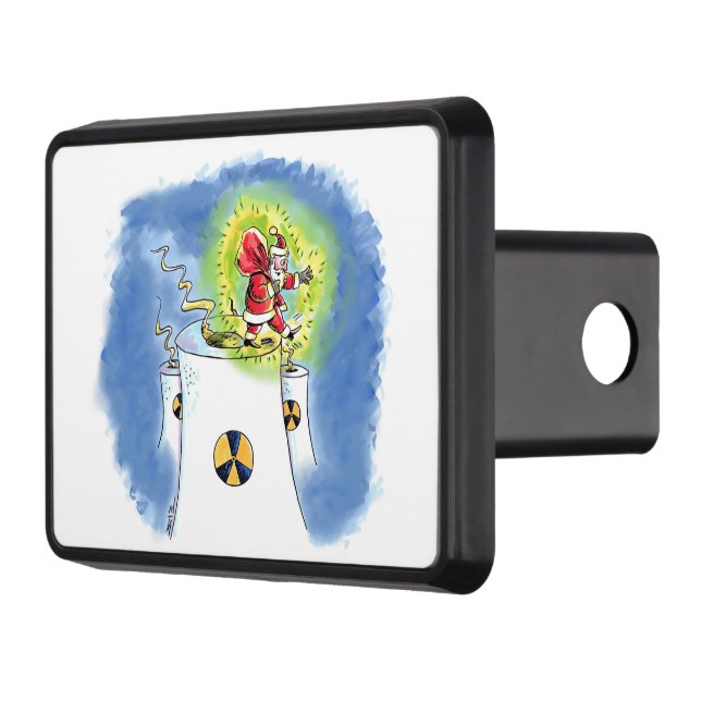 Nuked Santa Claus hitch cover receiver (Left)