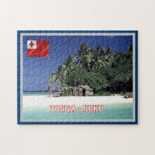 Nuku Island - Tonga - Panorama - Jigsaw Puzzle