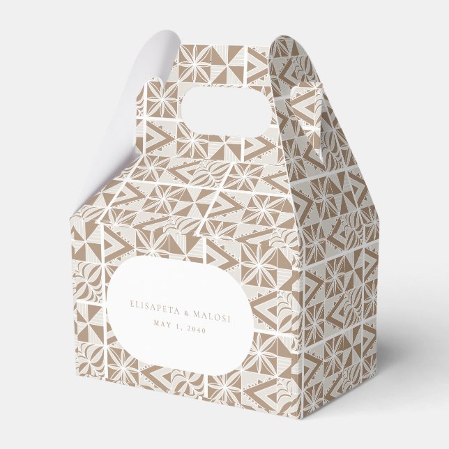 Nuku'alofa Favor Box (Front Side)