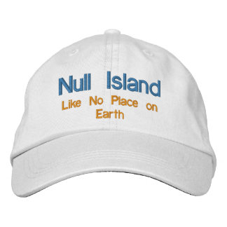 Null Island Embroidered Hat