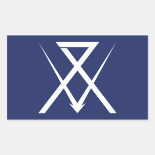 Numazu city flag Shizuoka prefecture japan symbol Sticker