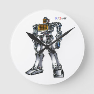 Number 00001 "Burning! ! ELECTRIC STOVE" Round Clock