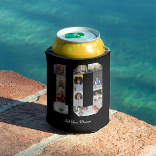 Number 10 Photo Collage Can Cooler