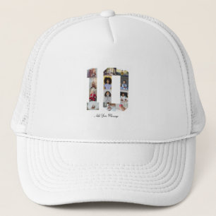 Number 10 Photo Collage Trucker Hat