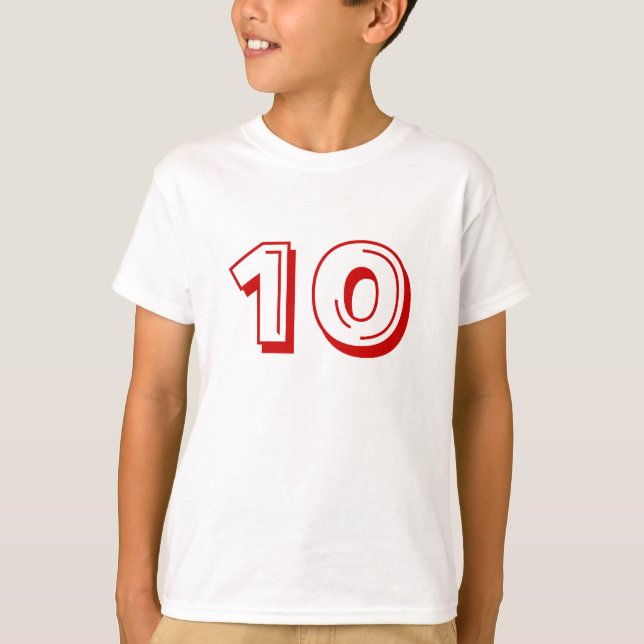 Number 10 shirt (Front)