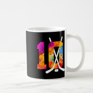 Number 10 Years Ice Hockey 10th Birthday (2)  Coffee Mug
