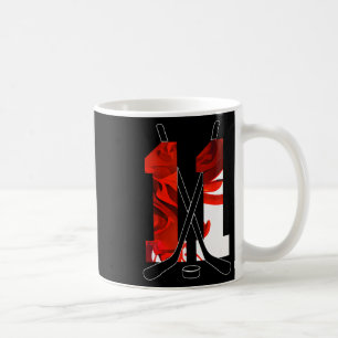 Number 11 Years Ice Hockey 11th Birthday _3 Coffee Mug