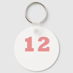 Number 12! keychain