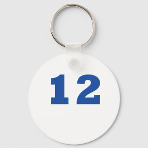 Number 12! keychain