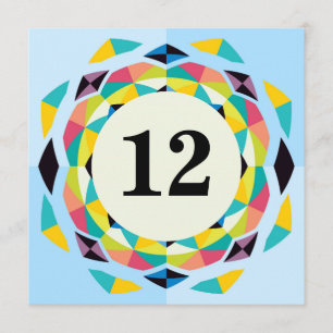 Number 12 - Party Invitation